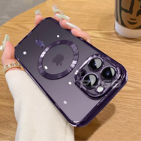 Wireless Charging Transparent Magsafe Case For iPhone 14 13 12 11 Pro Max X XR - Picture 7 of 14